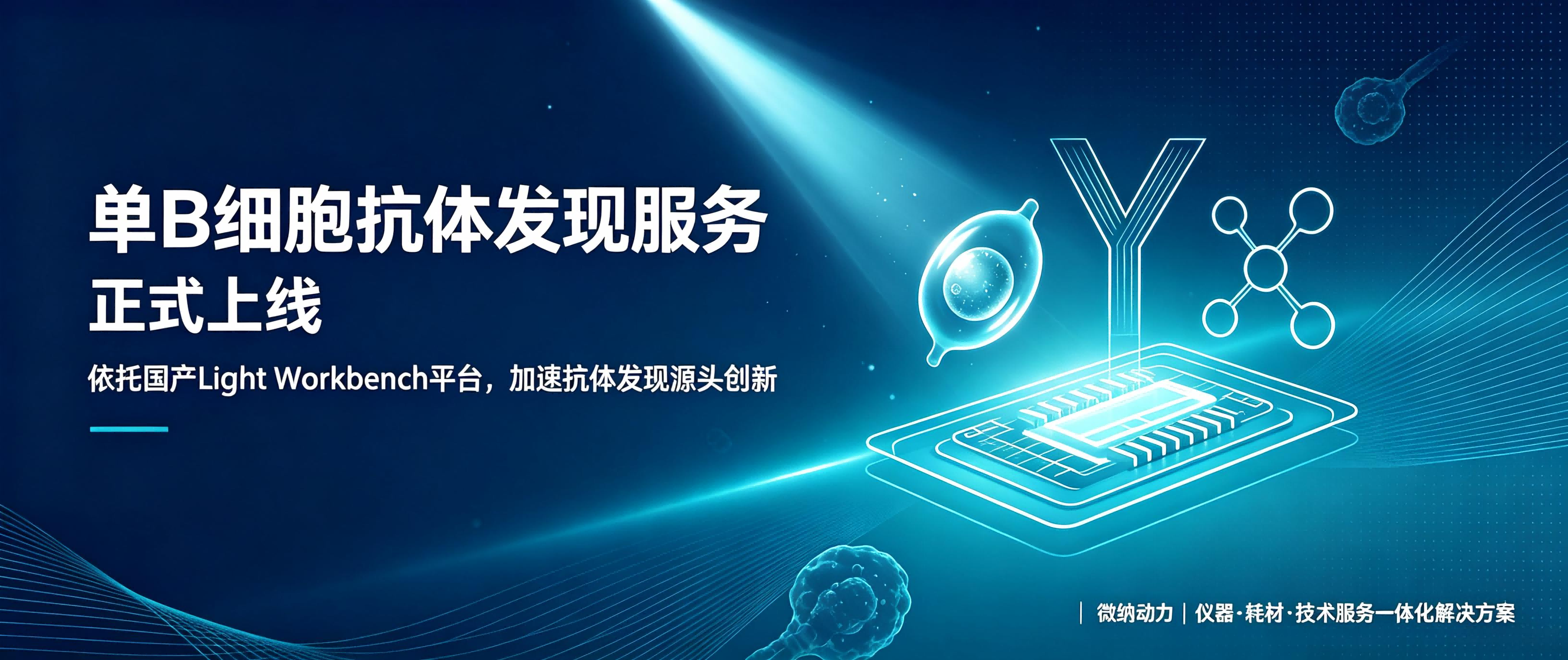 告别无效研发损耗｜微纳动力正式开放单B细胞抗体发现技术服务